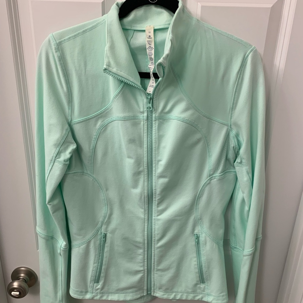 Lululemon jacket , mint color, size 10